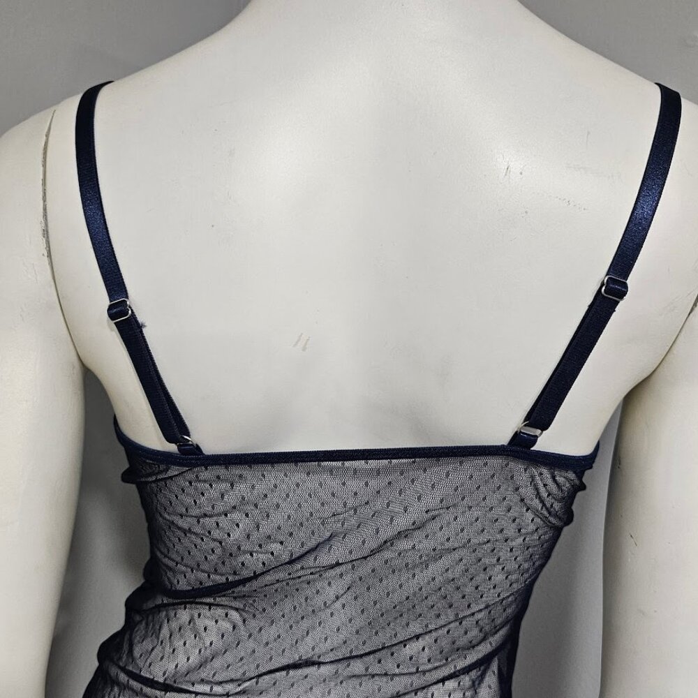 Sheer Lace Blue Babydoll Lingerie Set - Picture 8 of 8